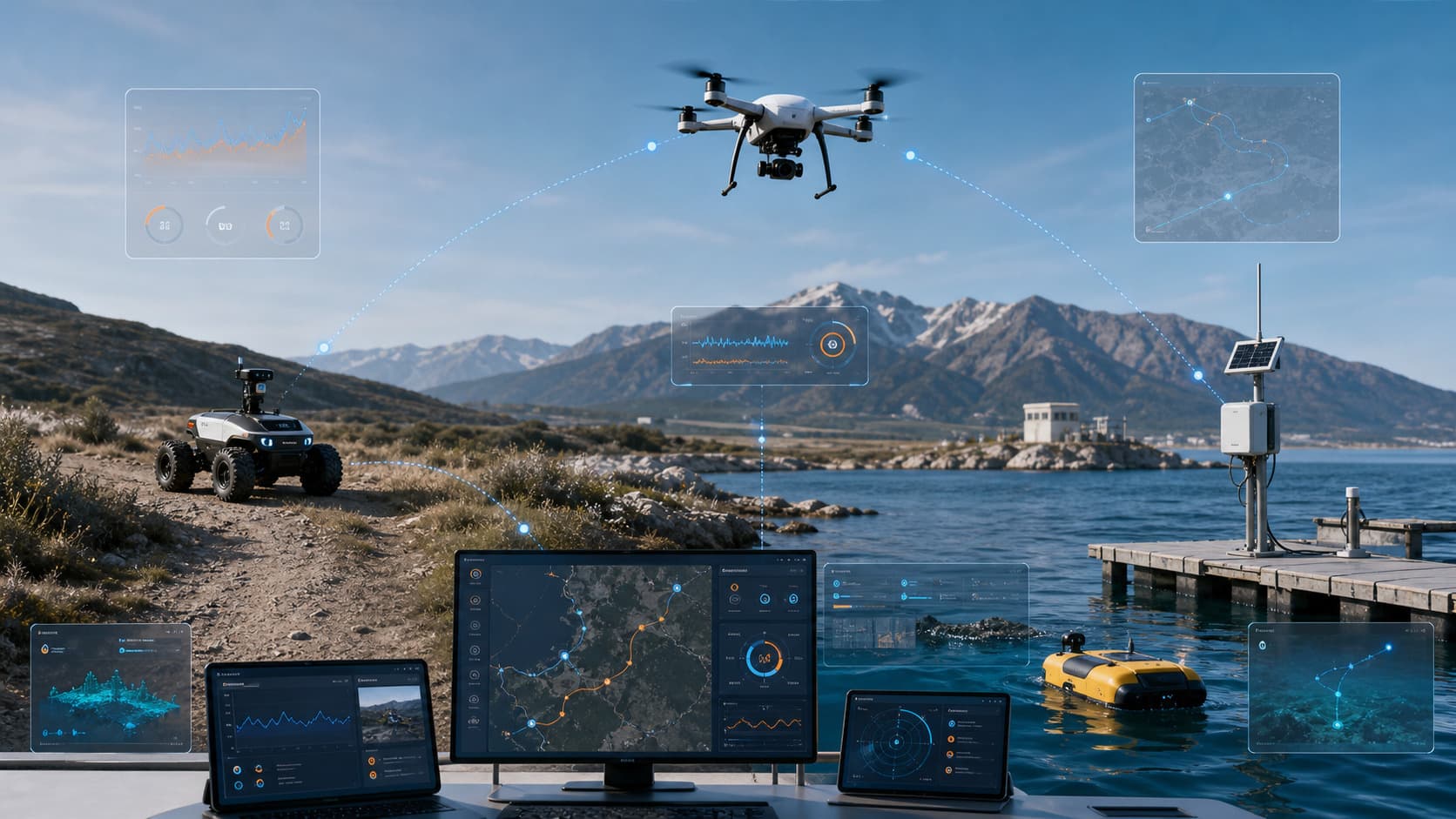 Operational environment representing the autonomous platforms Sybrotix supports