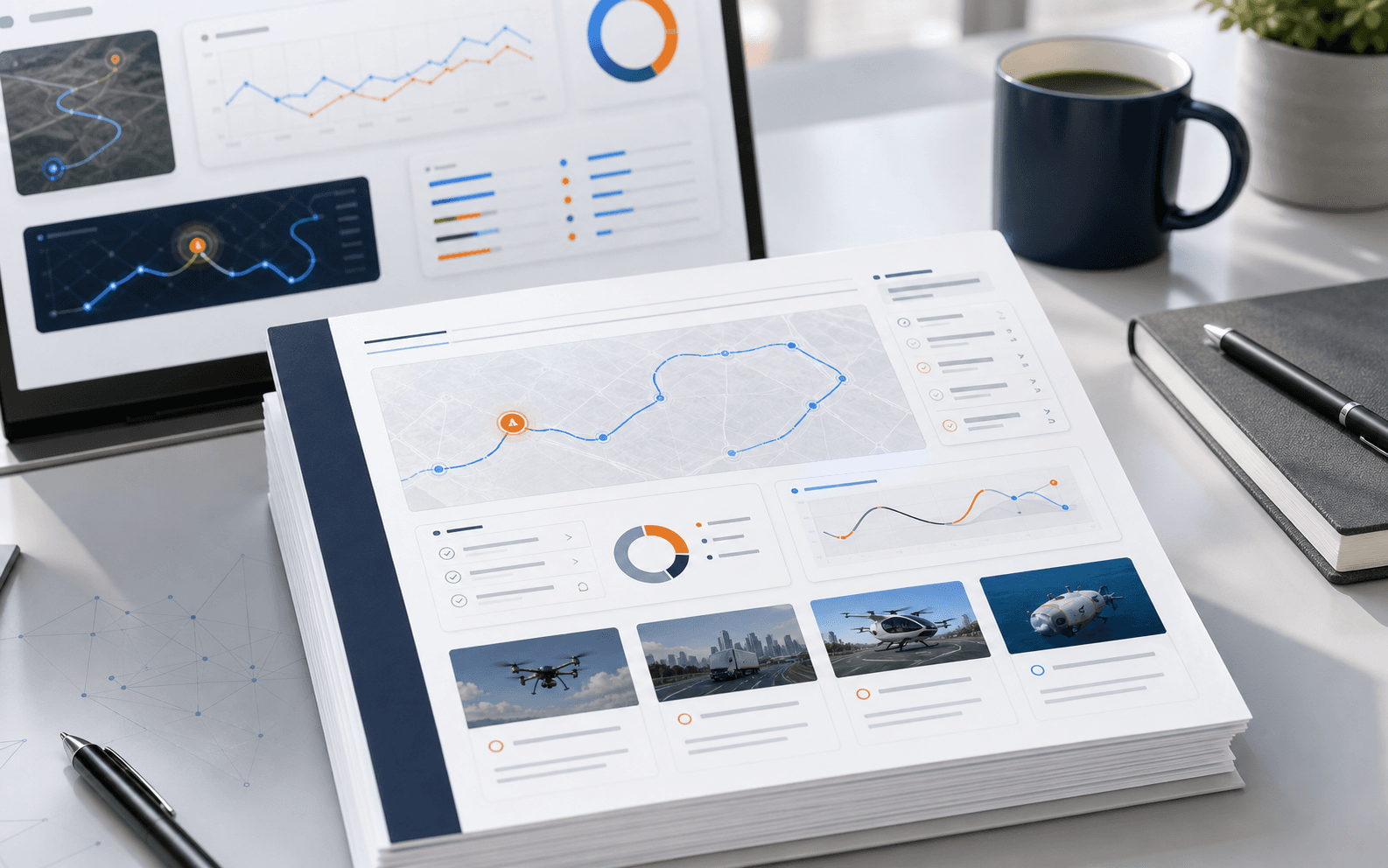 Structured engineering report with autonomous telemetry and evidence summaries